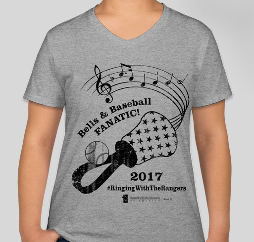 Ringing with the Rangers -- Friends & Family T-Shirt Fundraiser - unisex shirt design - front