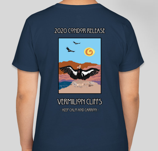 The Peregrine Fund's 25th Annual California Condor Release Fundraiser - unisex shirt design - back