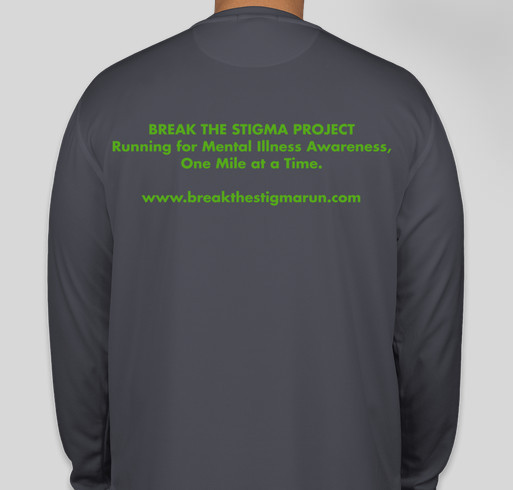 Break the Stigma Fundraiser - unisex shirt design - back