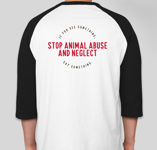 Team Winston- Stop Animal Abuse and Neglect Fundraiser - unisex shirt design - back