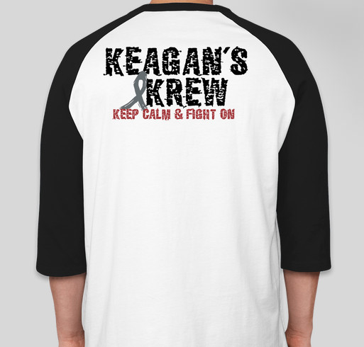 Keagan's Krew T-Shirts Fundraiser - unisex shirt design - back