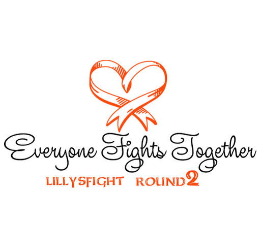 Lilly's fight against leukemia Round 2 shirt design - zoomed