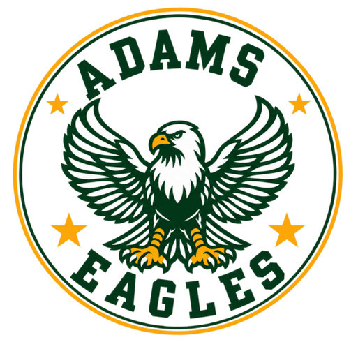 Adams Spirit Wear Stamp Shop shirt design - zoomed