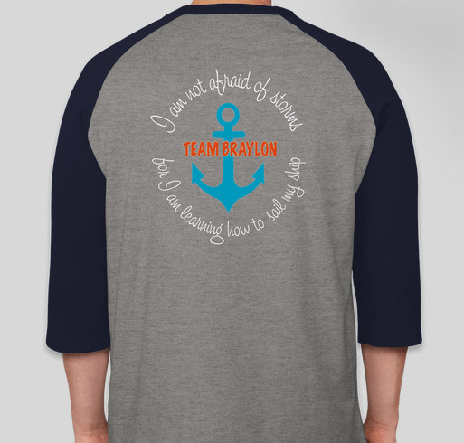 Braylon's Medical Fund Fundraiser - unisex shirt design - back