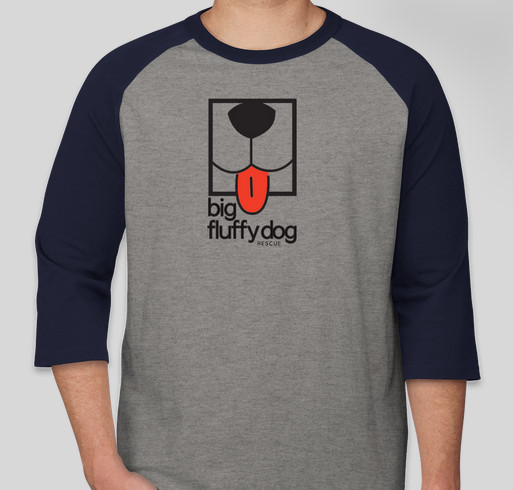 Big Fluffy Dog Rescue Long Sleeve and Baseball T-Shirts Fundraiser - unisex shirt design - small