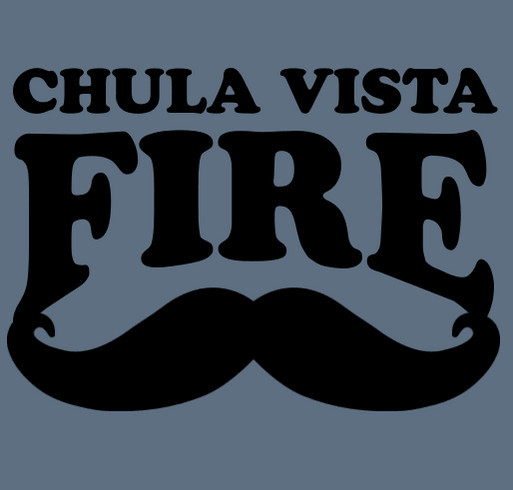 CVFD Firefighters Support Movember shirt design - zoomed