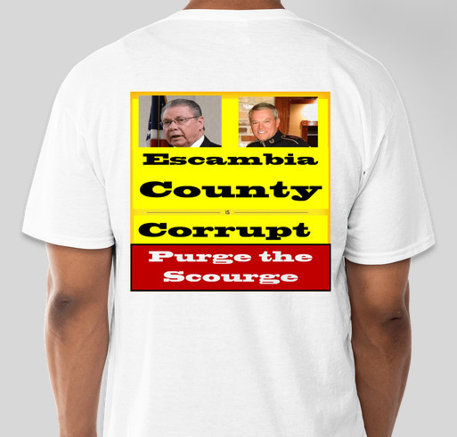 Purge the Scourge Fundraiser - unisex shirt design - back