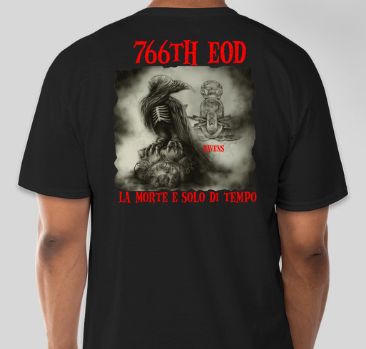 766th EOD re-deployment fundraiser Fundraiser - unisex shirt design - back