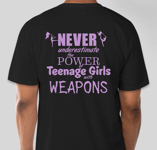 APW Winter guard Fundraiser - unisex shirt design - back