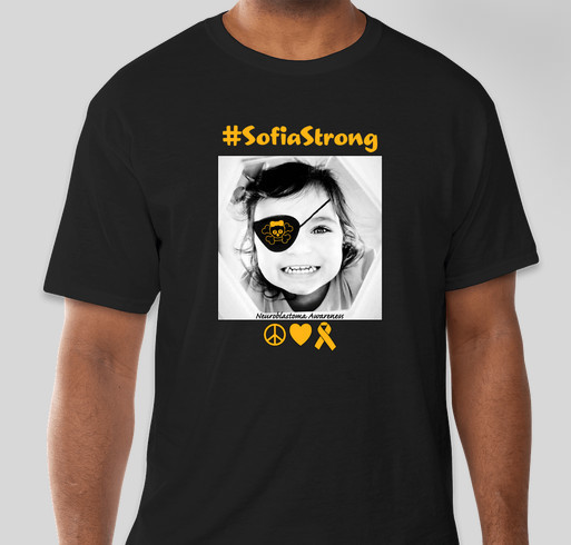 #TeamSofia Fundraiser - unisex shirt design - front