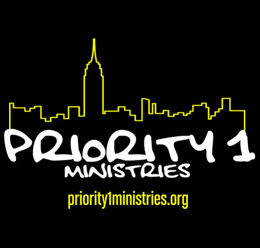 Priority 1 Ministries T-Shirt Fundraiser shirt design - zoomed