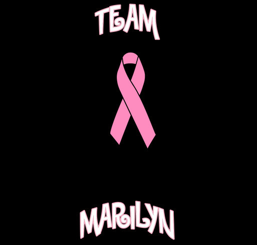 Team Marilyn shirt design - zoomed