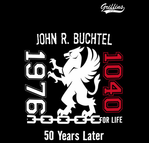 1976 Buchtel 50th Reunion T Shirts shirt design - zoomed