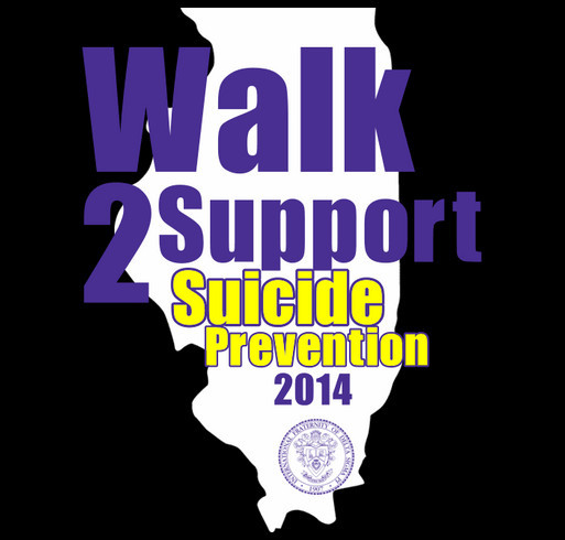 Delta Sigma Pi Suicide Prevention Walk shirt design - zoomed