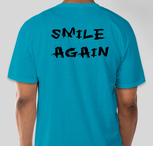 Help Stacy smile again!!! Fundraiser - unisex shirt design - back