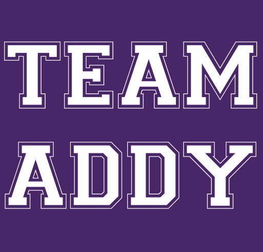 Team Addy! shirt design - zoomed