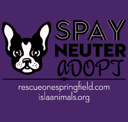 Rescue One's 2nd Annual Summer Spay and Neuter Campaign! shirt design - zoomed