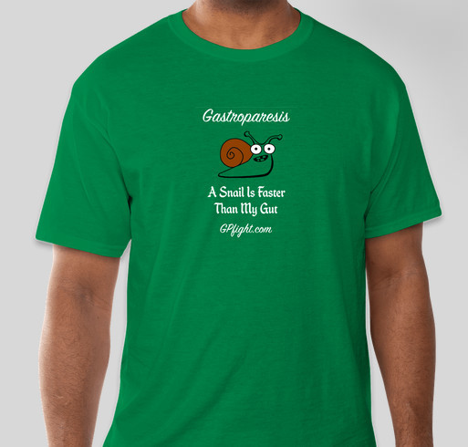 A Snail Is Faster Than My Gut 2nd Fundraiser Fundraiser - unisex shirt design - front