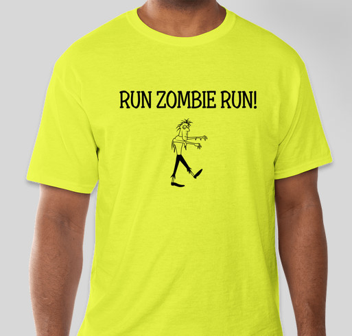 Run Zombie Run Running to support Mobile Meals of Toledo Fundraiser - unisex shirt design - front