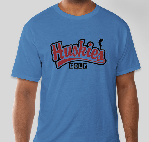 2015 Hamilton HS Huskies Boys Golf Limited Edition T-Shirt Drive Fundraiser - unisex shirt design - front