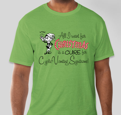 Cyclic Vomiting Syndrome Christmas 2014 Fundraiser Fundraiser - unisex shirt design - front