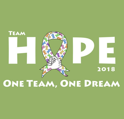 TEAM HOPE - PROUTY FUNDRAISER shirt design - zoomed