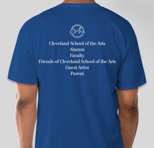 Cleveland School of The Arts Alumni Association Fundraiser - unisex shirt design - back