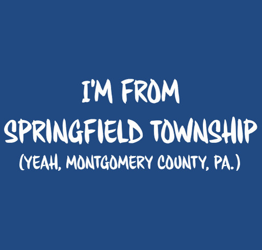 Springfield Township Rotary Club Fundraiser shirt design - zoomed
