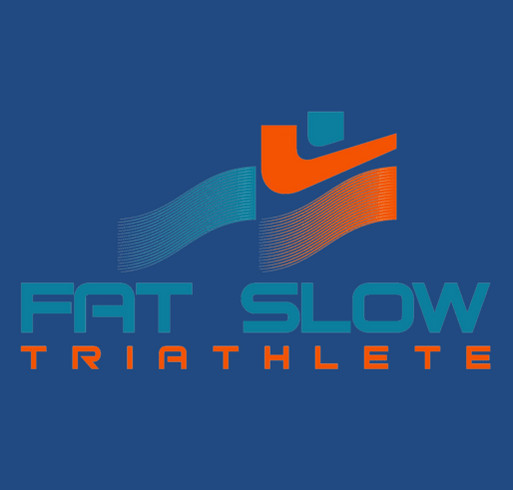 Fat Slow Triathlete Team in Training Fundraiser for Fletcher Flyer shirt design - zoomed