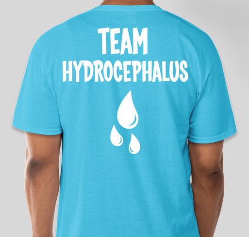 Spreading awareness for Hydrocephalus Fundraiser - unisex shirt design - back