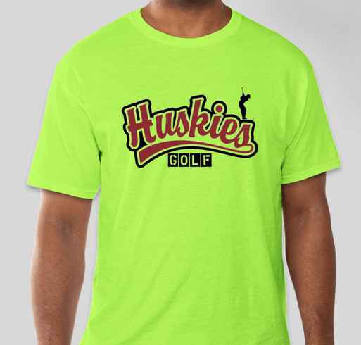 2015 Hamilton HS Huskies Boys Golf Limited Edition T-Shirt Drive Fundraiser - unisex shirt design - front