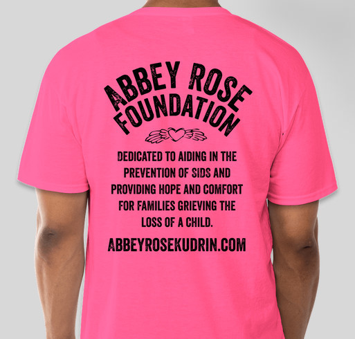 Abbey Rose Foundation Fundraiser - unisex shirt design - back