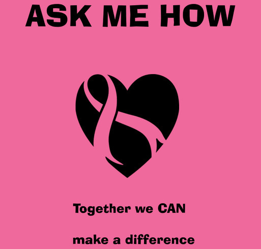 Together we CAN make a difference shirt design - zoomed