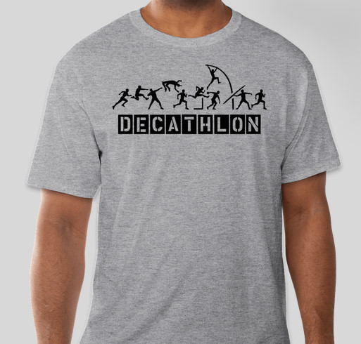 Decathlon T-Shirt Fundraiser - unisex shirt design - front