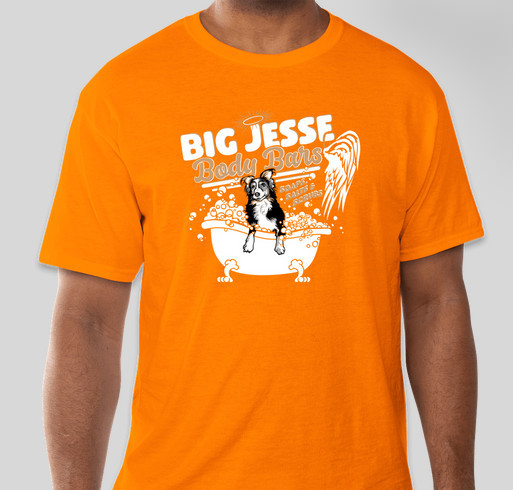 Big Jesse Body Bars Fundraiser - unisex shirt design - front