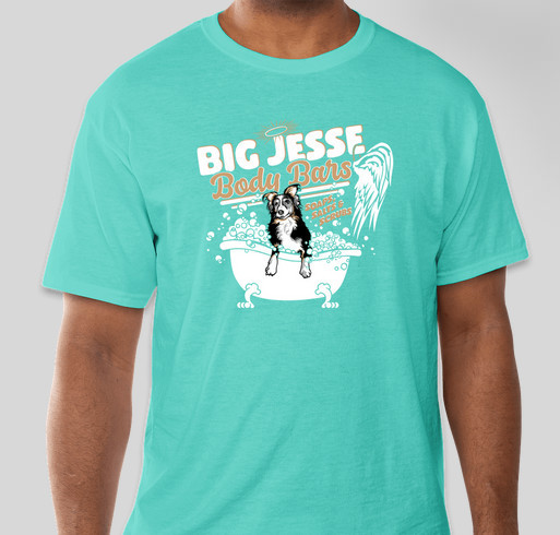 Big Jesse Body Bars Fundraiser - unisex shirt design - front