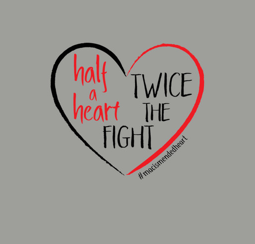 Maci's Mended Heart - Onesie Edition! shirt design - zoomed