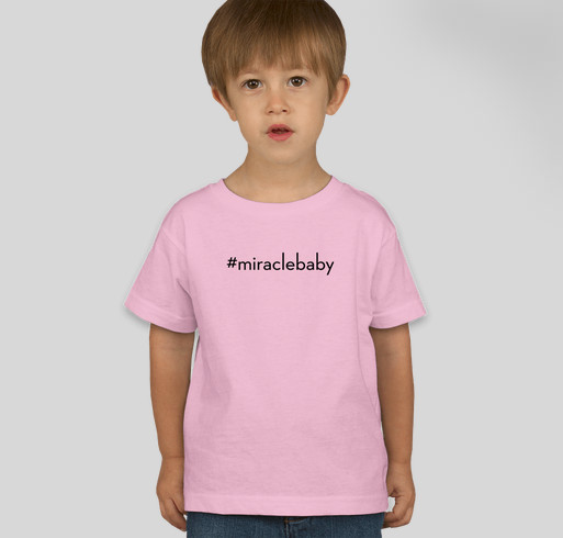 Miracle Babies for Baby Walter Fundraiser - unisex shirt design - front