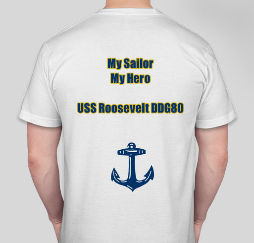 USS Roosevelt FRG Fundraiser - unisex shirt design - back