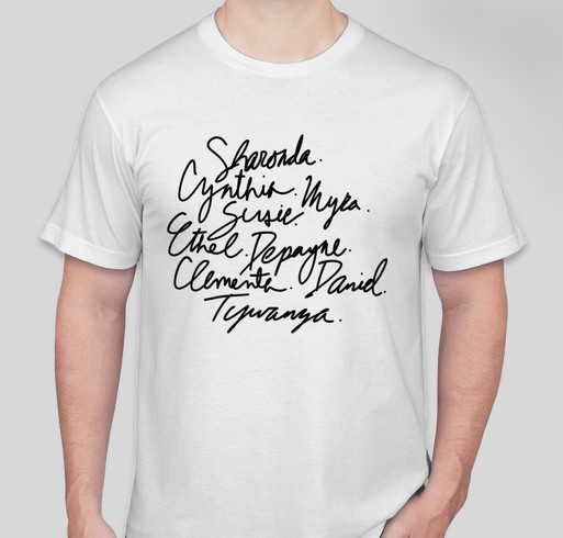 Nine Names, One Spirit Fundraiser - unisex shirt design - front