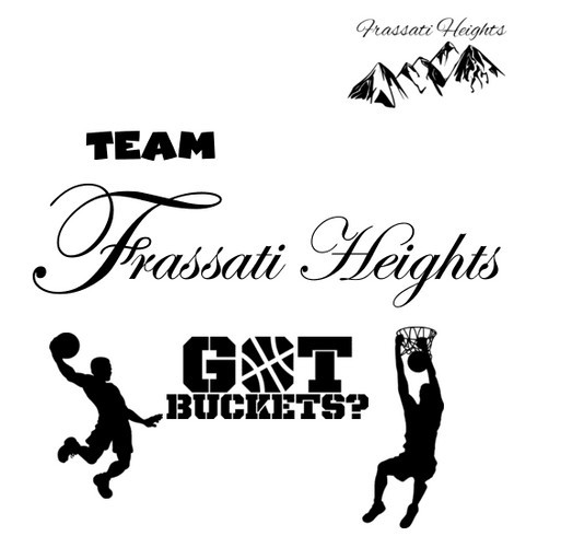 Help support Frassati Heights Basketball! shirt design - zoomed