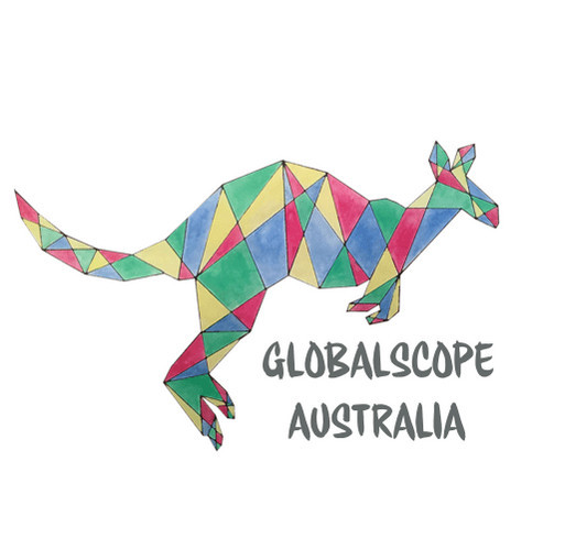 Globalscope Australia shirt design - zoomed