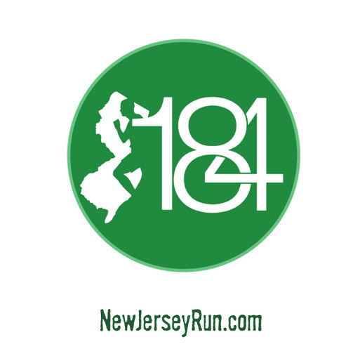 184, Running The State Of New Jersey shirt design - zoomed