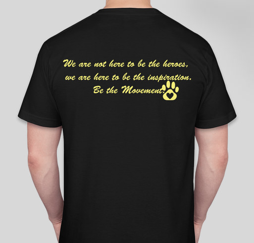 Operation Dog Tag Fundraiser - unisex shirt design - back