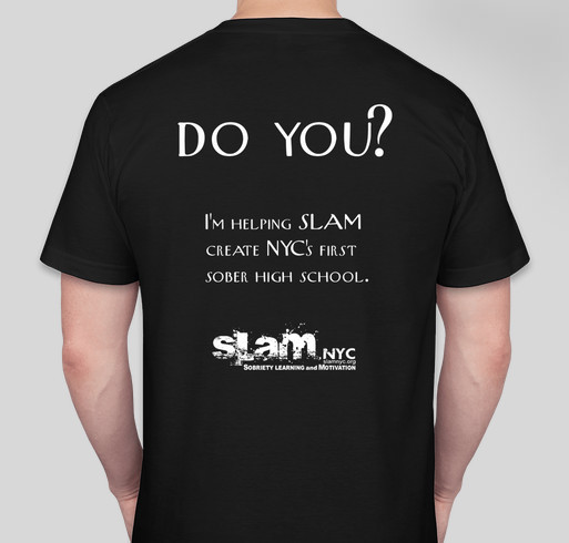 Show GUTS for SLAM!! Fundraiser - unisex shirt design - back
