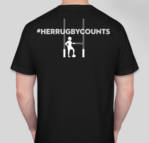 #HERRUGBYCOUNTS CAMPAIGN Fundraiser - unisex shirt design - back