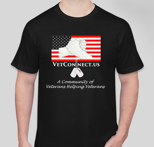 Veteran Hiking 2,665 Miles for Website Kickstarter Fundraiser - unisex shirt design - front