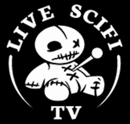 LiveScifi.TV Fundraiser shirt design - zoomed