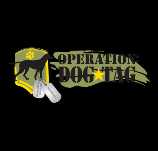 Operation Dog Tag shirt design - zoomed