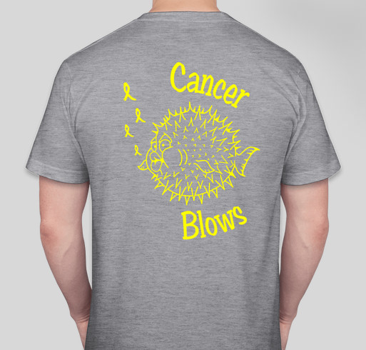 Peyton's Leukemia Fund Fundraiser - unisex shirt design - back